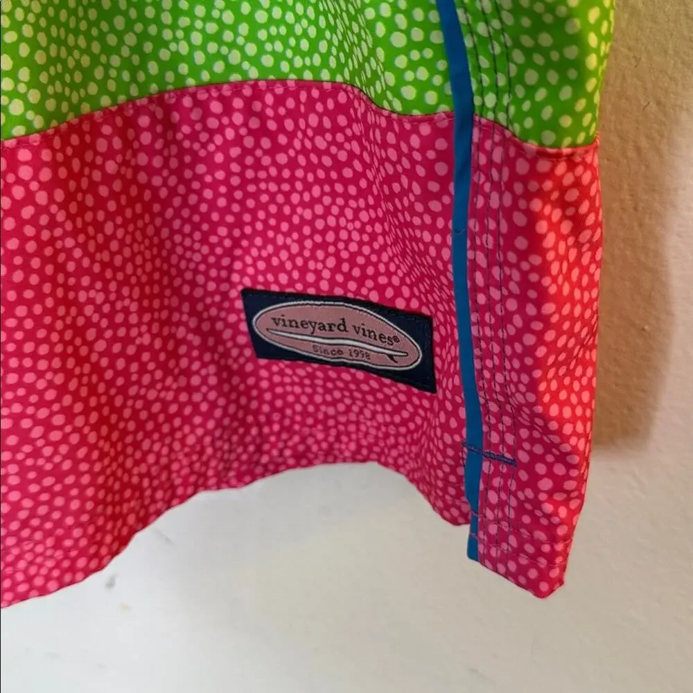 Vineyard Vines Color Block Mesh Lined Swim Shorts Size 2XL